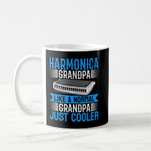 Mug Harmonica Lover Mens Harmonica Grandpa Harmonica P