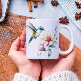 Mug Harmonie des colibris avec un Hibiscus élégant