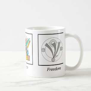 Mug Harmonie, paix et liberté