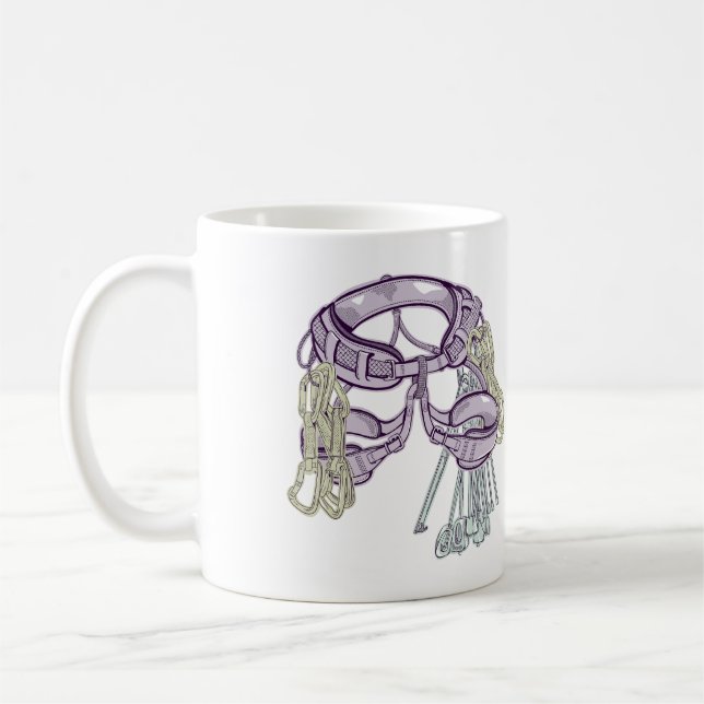 Mug harnais et équipement escalade de commerce (Gauche)