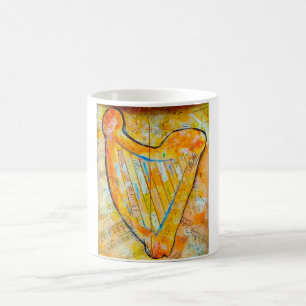 Mug harpe d'or