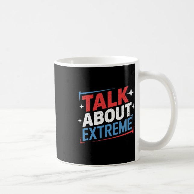 Mug Harris Election Campaign Parler de Extreme (Droite)