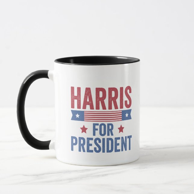 Mug Harris Pour Président Élections Démocrates América (Gauche)
