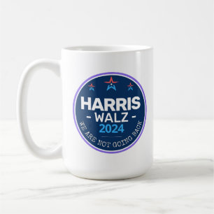 Mug Harris Walz 2024 Nous ne retournons pas