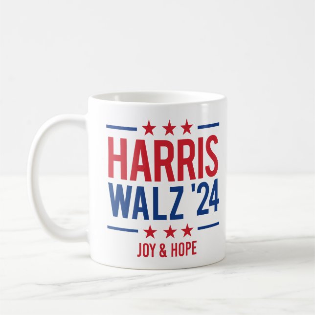 Mug Harris Walz '24 - Joy and Hope (Gauche)