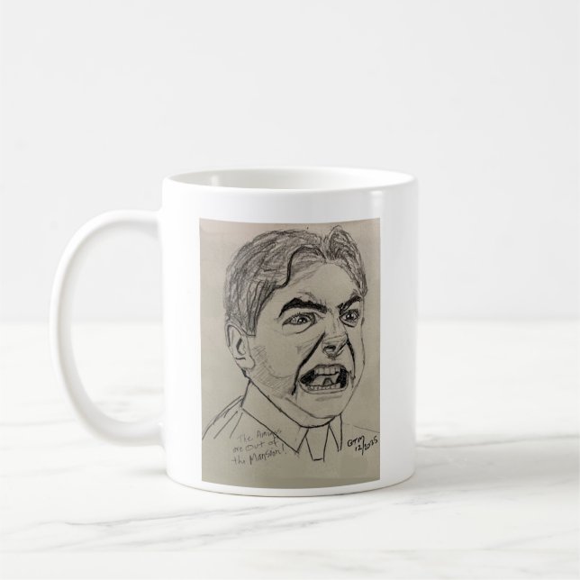 Mug Harry Flugelman (Joe Mantegna) (Gauche)