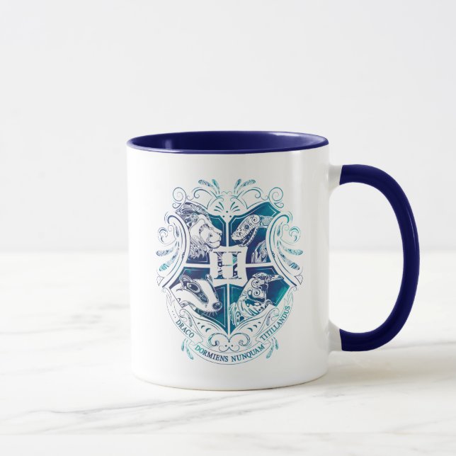 Mug Harry Potter | Aguamenti Blason HOGWARTS™ (Droite)