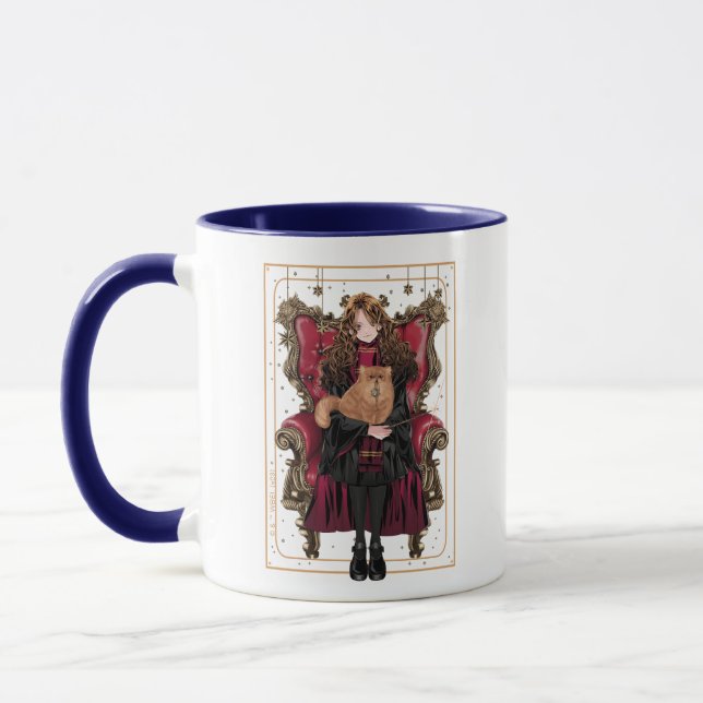 Mug HARRY POTTER™ | Anime Hermione Granger assis (Gauche)