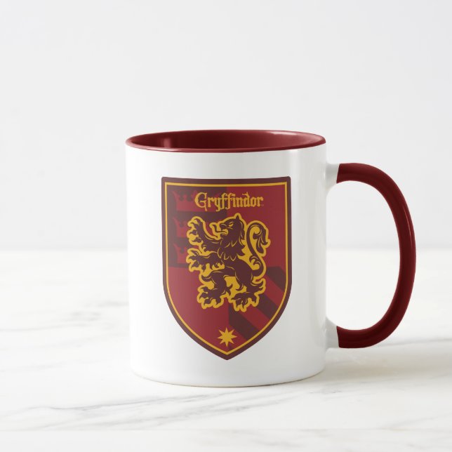 Mug Harry Potter | Blason de fierté de la maison Gryff (Droite)