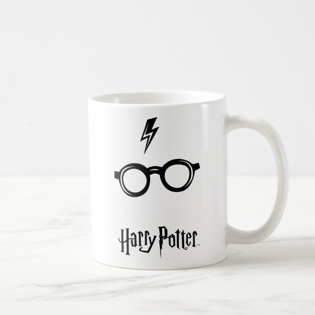 Mug Harry Potter | Éclair de voiture et lunettes (Droite)