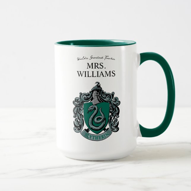 Mug Harry Potter | Enseignant Slytherin Personnalisé (Droite)