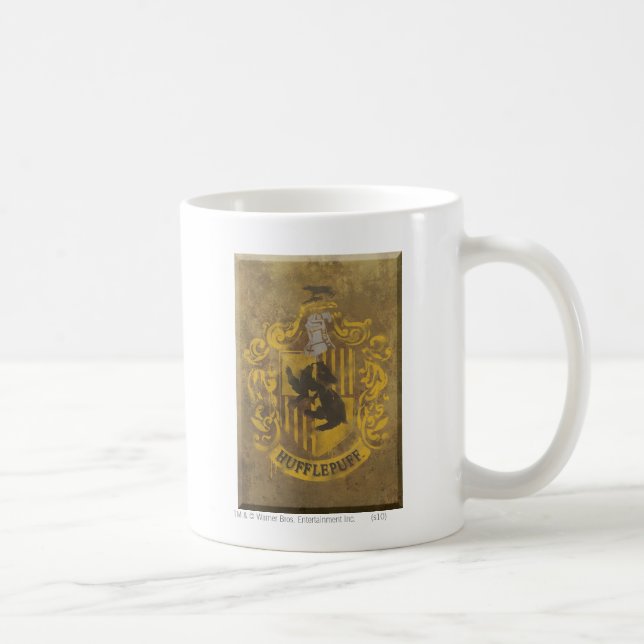 Mug Harry Potter | Hufflepuff Crest Spray Paint (Droite)