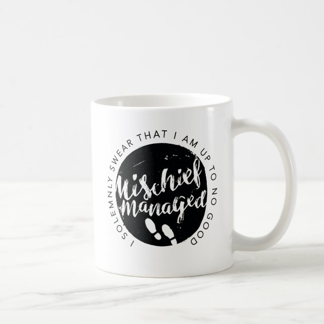 Mug Harry Potter | Marauder's Map Charms Typography (Droite)