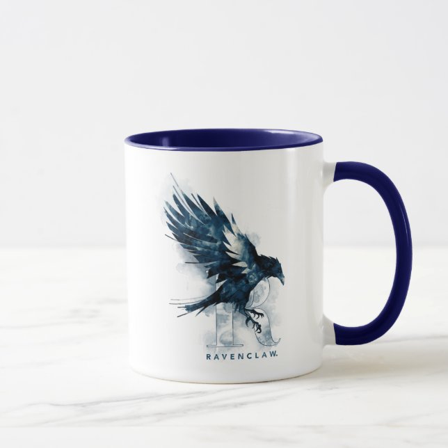 Mug Harry Potter | RAVENCLAW™ Aquarelle Raven (Droite)