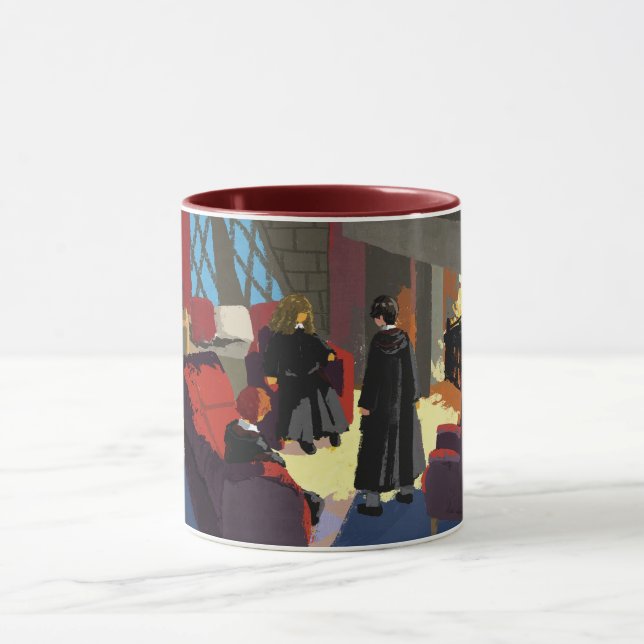 Mug HARRY POTTER™, Ron & Hermione dans la salle commun (Centre)
