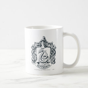 Mug Harry Potter   Slytherin Crest - noir et blanc