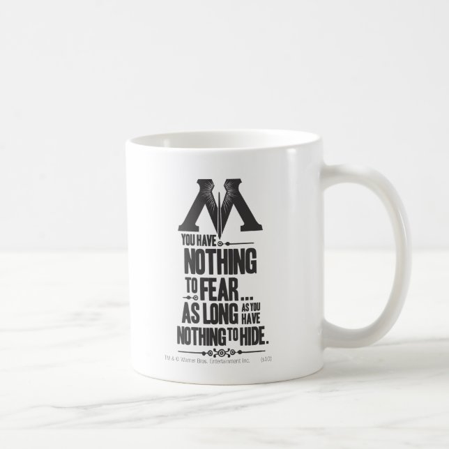 Mug Harry Potter Spell | Ministère de la propagande ma (Droite)
