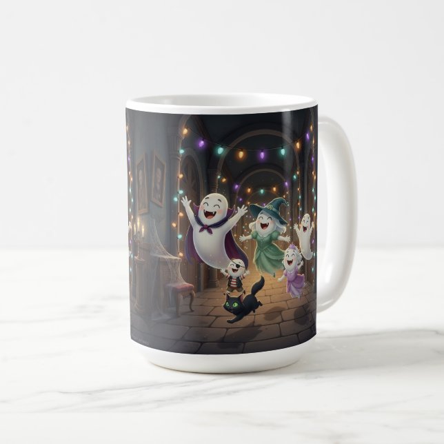 Mug Haunted Hallway Happiness (Devant droit)