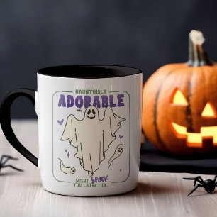 Mug Hauntingly adorable Funny Halloween les paroles de