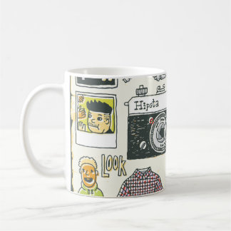 Mug Hausse : jeu de gribouillis dessiné à la main