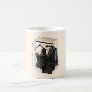 Mug Hauts corset noir du placard crème