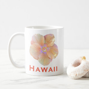 Mug Hawaii Aquarelle Hibiscus Fleur
