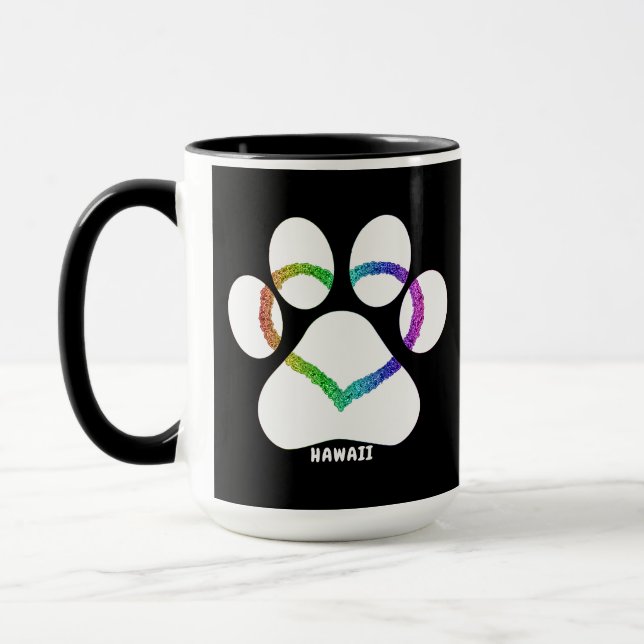 Mug Hawaii Kitty Love Rainbow (Gauche)