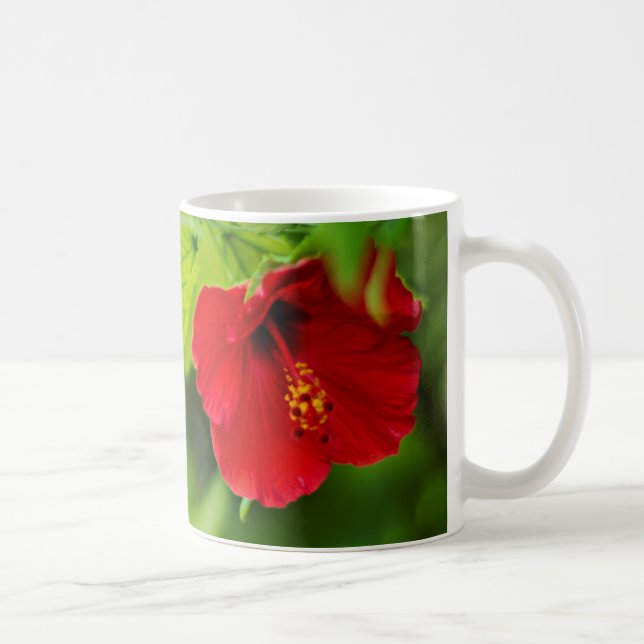Mug Hawaii Red Hibiscus Flower Trier Année (Droite)
