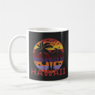 Mug Hawaii Vintage Palm Trees Voyage