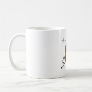 Mug Hay fille hey fille cheval drôle