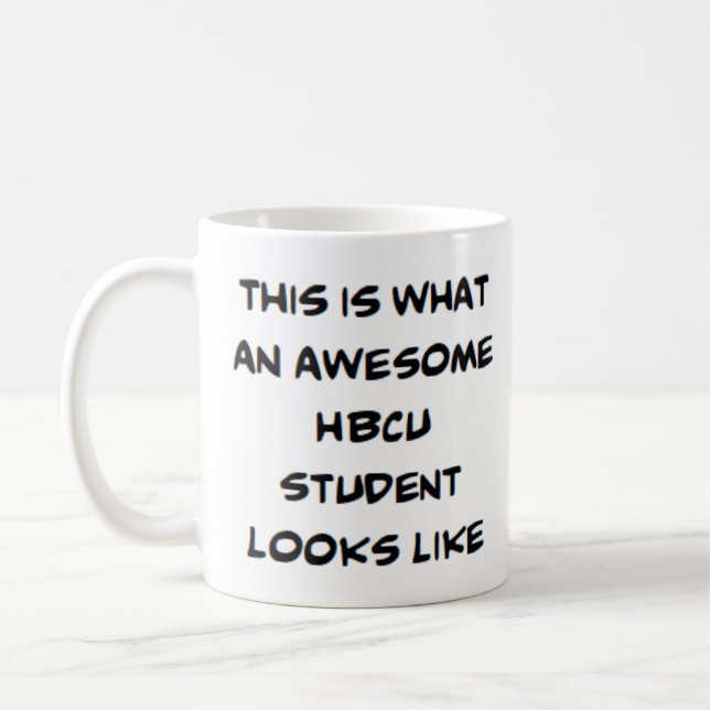 Mug hbcu étudiant, génial (Gauche)