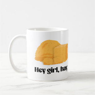 Mug Hé fille, foin