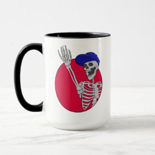 Mug Hé les amis Squelette cool et drôle