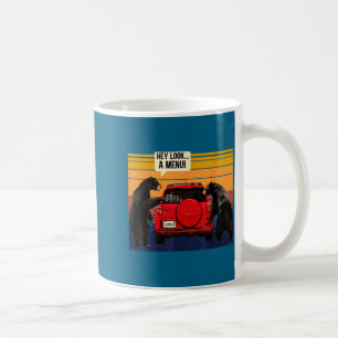 Mug Hé Regarde Un Menu Camng Campeur, Rétro Vintage Dr