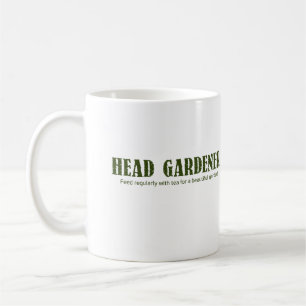 Mug "Head Gardener" Cadeau imprimé Café/Mug de thé (11