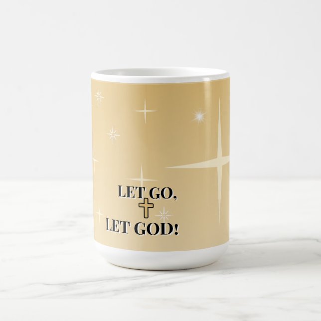 Mug Healing Light Le Go Let God Cross (Centre)