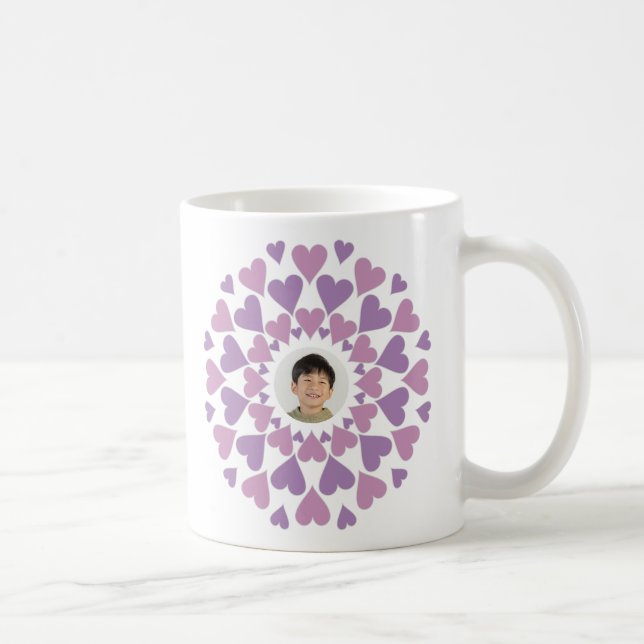 Mug Heart Border Customizable (Droite)