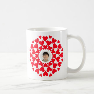 Mug Heart Border Customizable