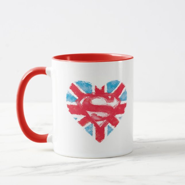 Mug Heart British S-Shield (Gauche)