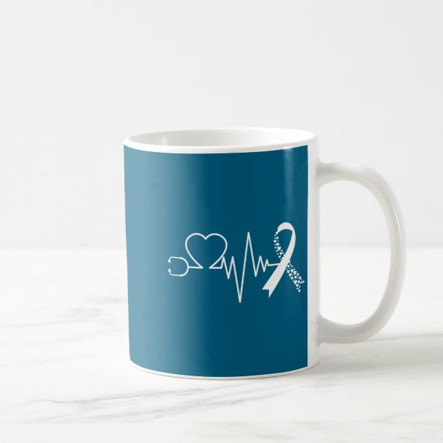 Mug Heart Disease Awareness Go Red In February Health  (Droite)