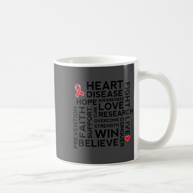 Mug Heart Disease Month Suprt Walk Tee  (Droite)