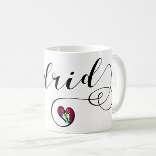 Mug Heart Madrid Mug, Espagne