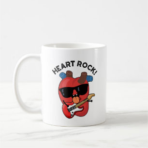 Mug Heart Rock Funny Music Pun