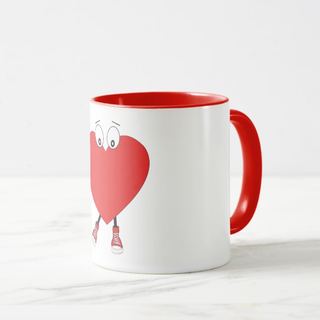 Mug Heart Shape (Devant droit)