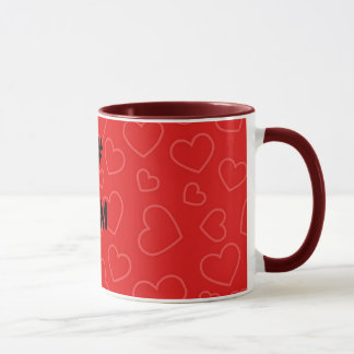 Mug hearts1, 1#, MAMAN
