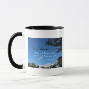 Mug Hébreux 13:5 Jamais je ne vous quitterai