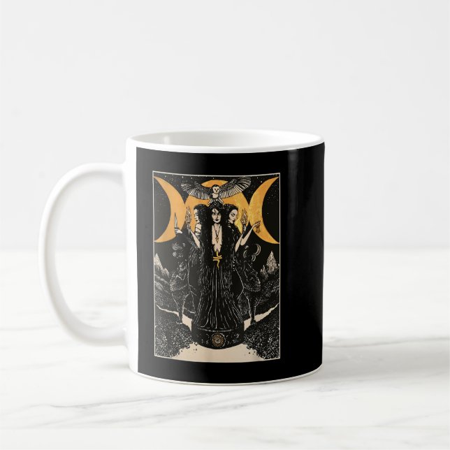 Mug Hecate Triple Lune déesse Wiccan Wicca Pagan Witc (Gauche)
