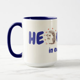 Mug Hedgehugs ! Café Hérisson 15 oz, Cute Personnalisé