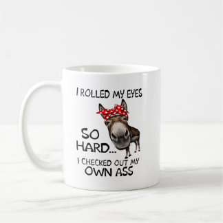 Mug Heifer De Vache Drôle J'Ai Roulé Mes Yeux Si Dur