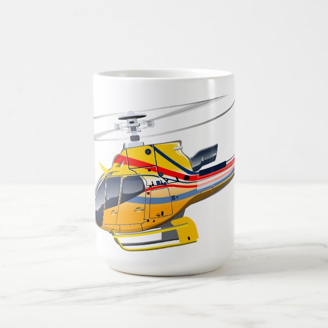 Mug Hélicoptère de dessin (Centre)